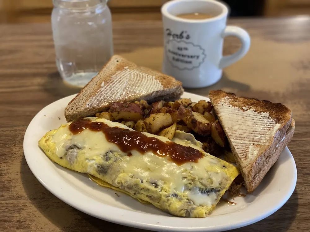Pot Roast Omelette with Home Fries